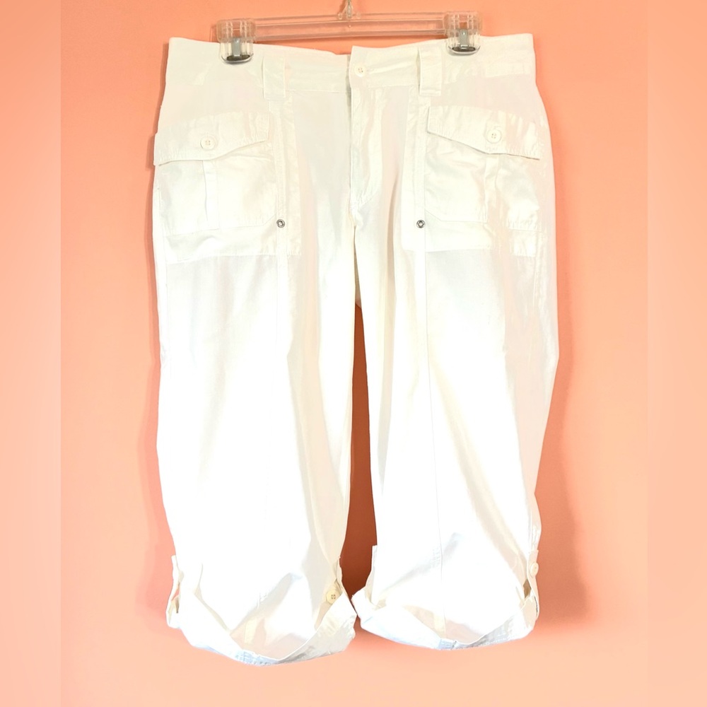 Cotton  White Capri  for Women - Picture 4 of 15